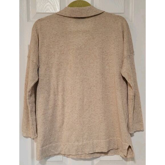 Tuckernuck Tencel Linen Clayton Relaxed Knit Polo Shirt Size Medium-Large - Picture 7 of 8